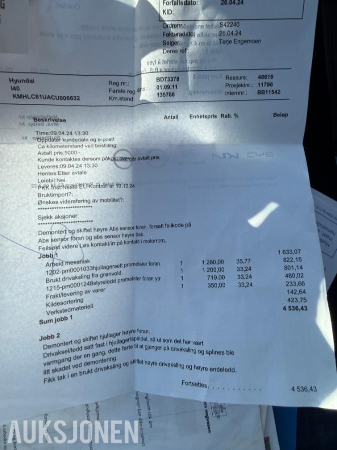 2012 Hyundai i40, HENGERFESTE,EU-OK 12-2026, 149000KM
