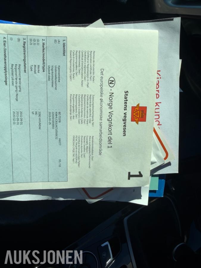 2012 Hyundai i40, HENGERFESTE,EU-OK 12-2026, 149000KM