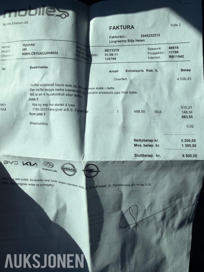 2012 Hyundai i40, HENGERFESTE,EU-OK 12-2026, 149000KM