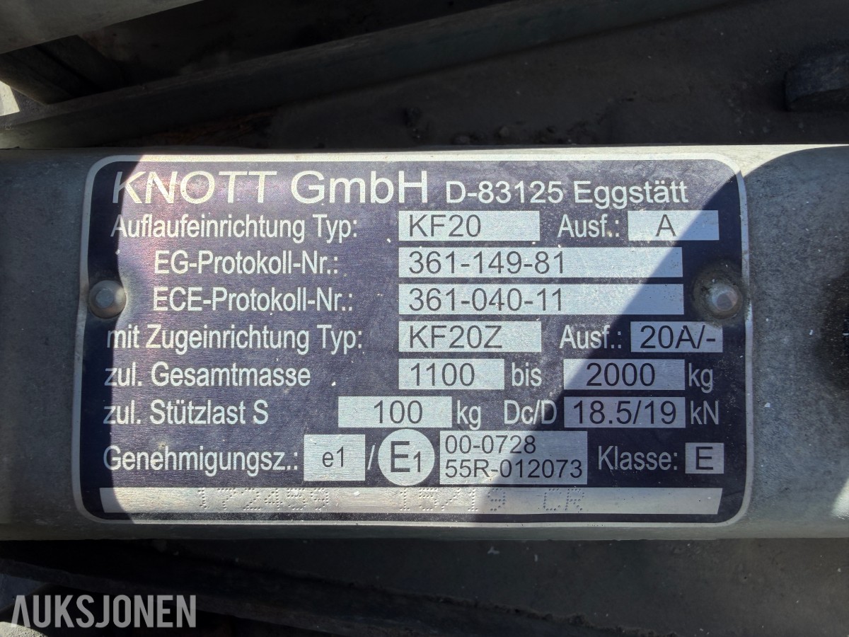 2014 Tysse 6301 Varehenger - repobjekt - Innvendig kassemål: 2500x1500mm
