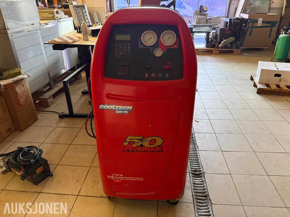 2010 Robinair Cooltech AC690 Pro AC-servicestasjon klimaanlegg