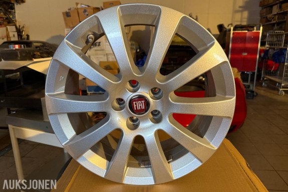 Original Fiat aluminiumsfelg 16” med TPMS ventil