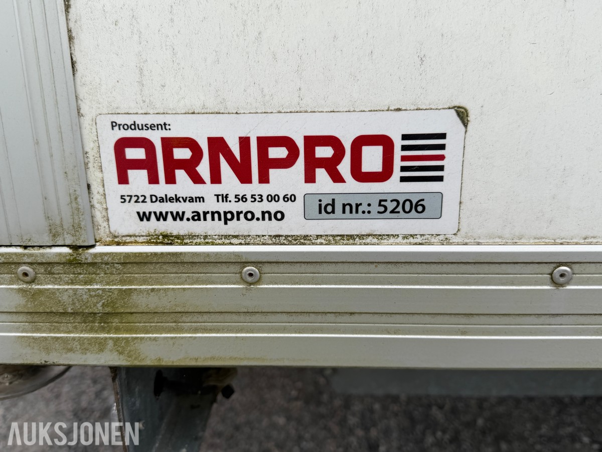 Arnpro Mannskasvogn - Spiserom - Toalett - Lager