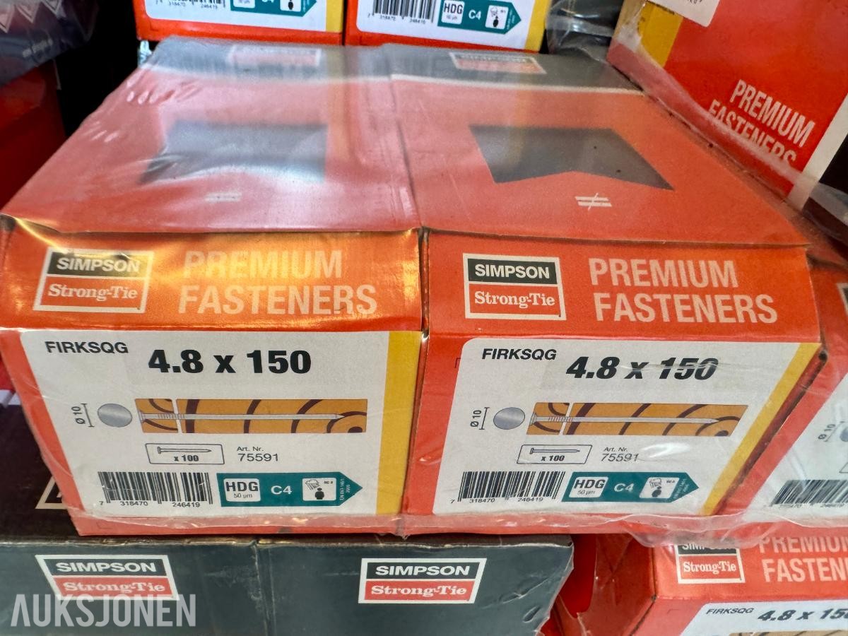 Simpson Strong-Tie Premium Fasteners 4.8 x 150 Firkantspiker