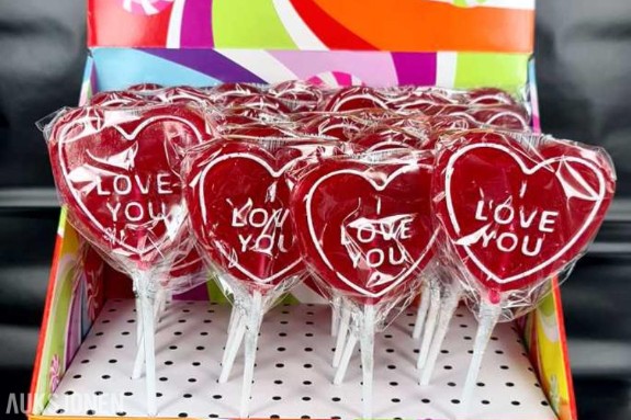 Vareparti - I LOVE YOU Lollipop / Kjærlighet på pinne (960 stk.)