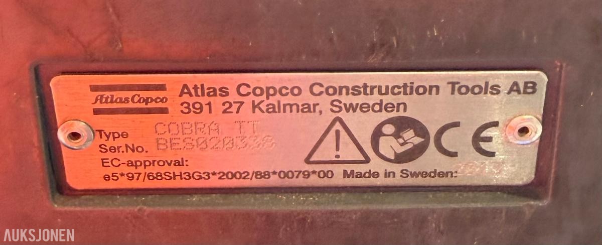 2013 Atlas Copco COBRA TT
