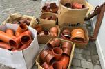 Masser nye rørdeler 160, 125 med mer