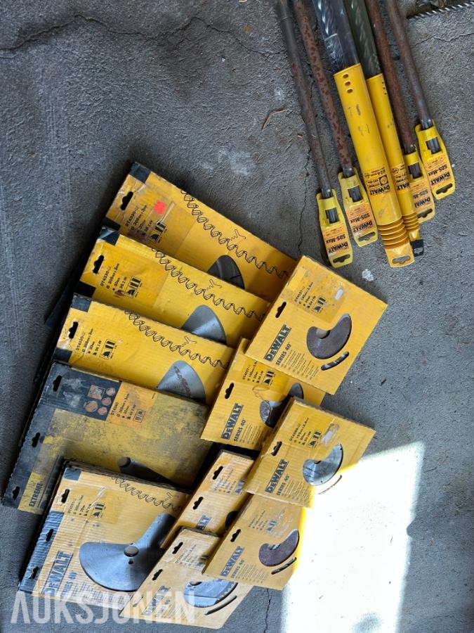 Masse forskjellige Dewalt verktøy