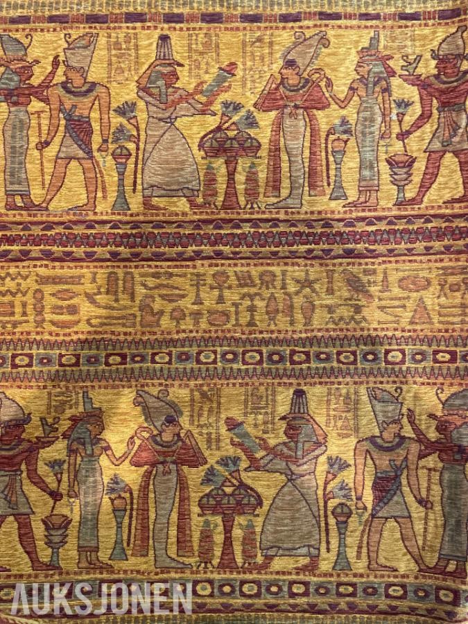 Egyptisk veggteppe - håndvevd i silke - 145*200 cm