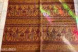 Egyptisk veggteppe - håndvevd i silke - 145*200 cm