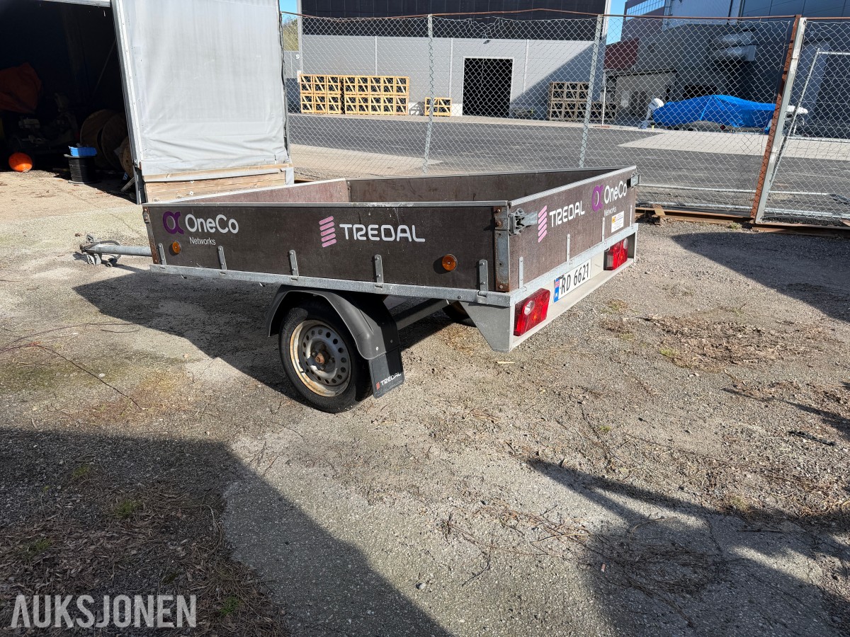 2015 TREDAL 6-580-R TILHENGER -1 AKSLET - 565KG NYTTELAST