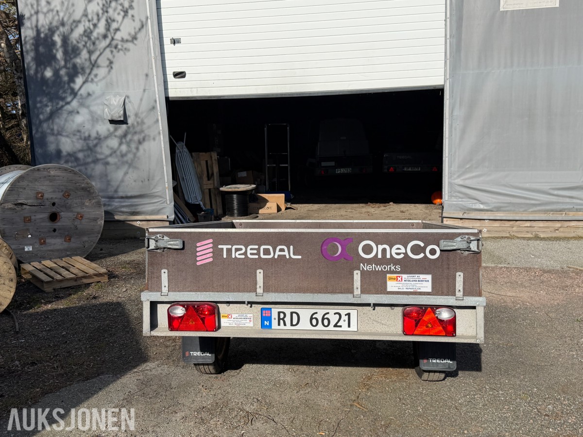 2015 TREDAL 6-580-R TILHENGER -1 AKSLET - 565KG NYTTELAST