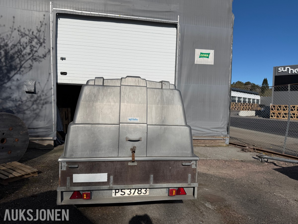 2000 TREDAL T-12BBK VAREHENGER M/ LOKK – BOGGI – -920KG NYTTELAST 