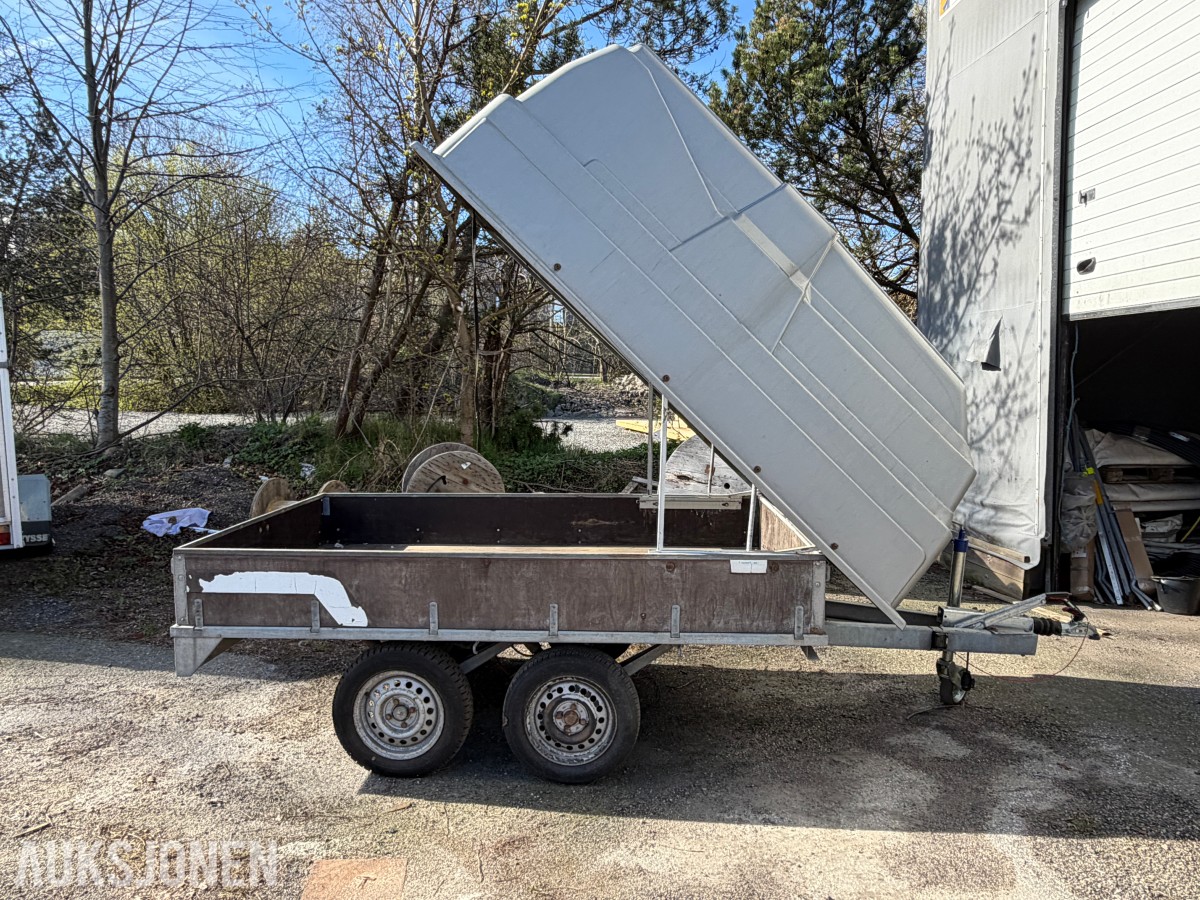2000 TREDAL T-12BBK VAREHENGER M/ LOKK – BOGGI – -920KG NYTTELAST 