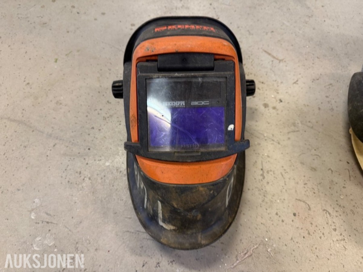Sveiseutstyr – Kemppi Minarc 150 med hjelmer og tilbehør