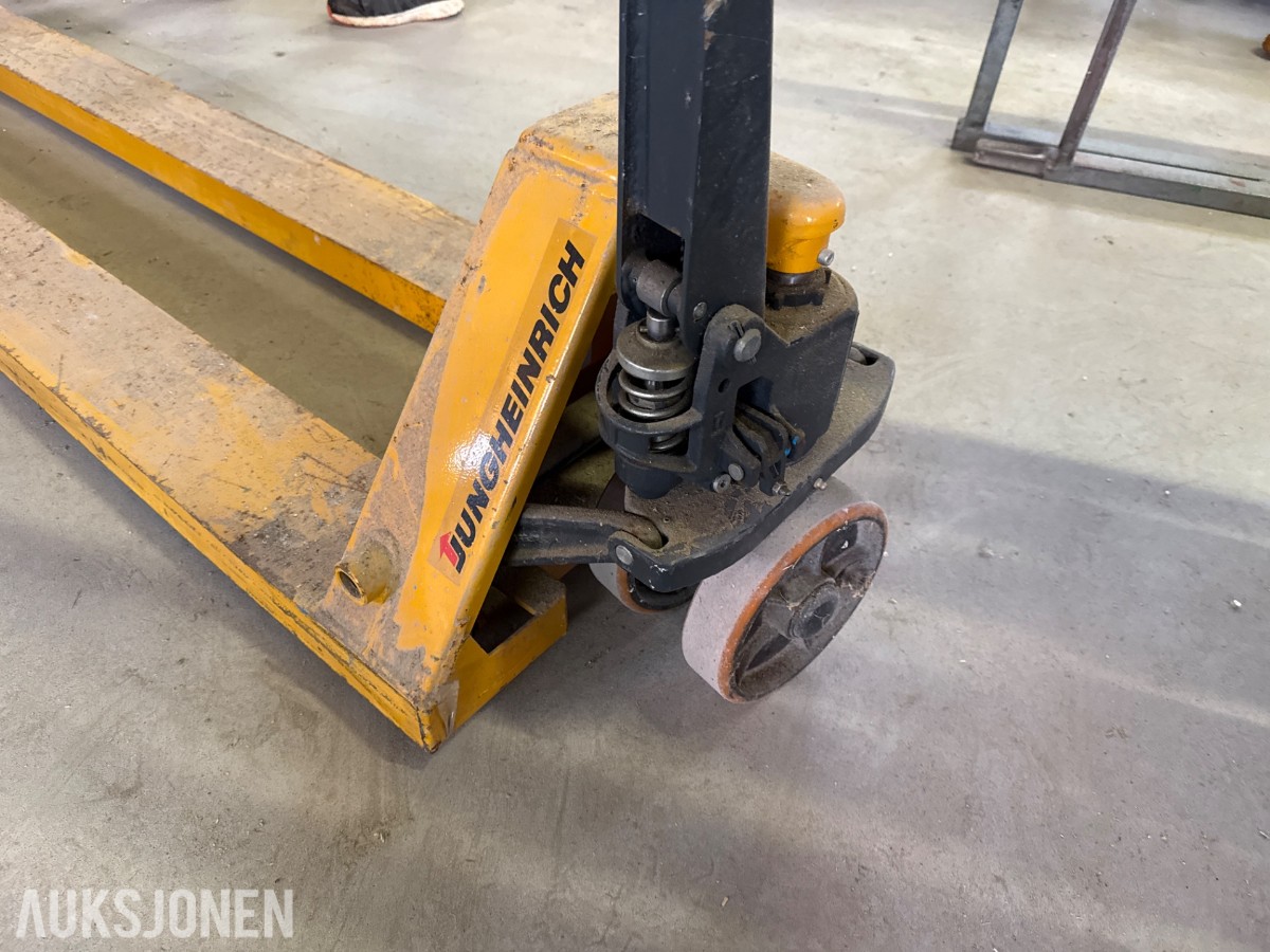 Jungheinrich pallejekk 3000 kg – lange gafler