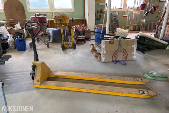 Jungheinrich pallejekk 3000 kg – lange gafler