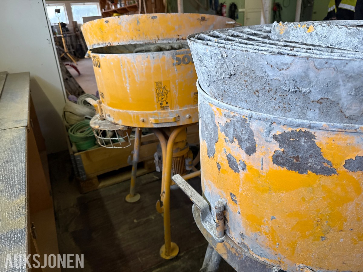 2 stk tvangsblandere / mørtelblandere