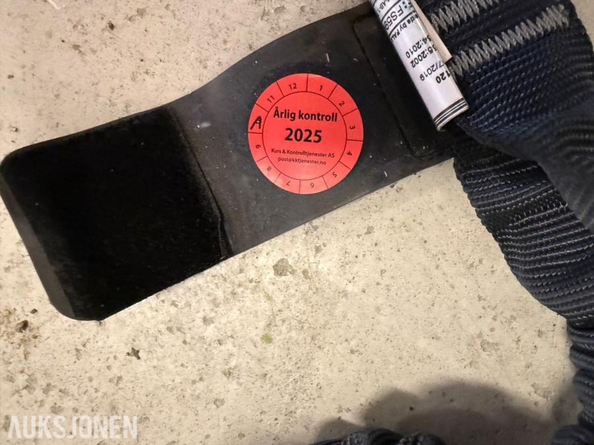 Parti fallsikringsutstyr – årskontrollert 2025