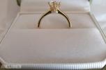 1.41CT DIAMANT RING I GULT 18K GULL.