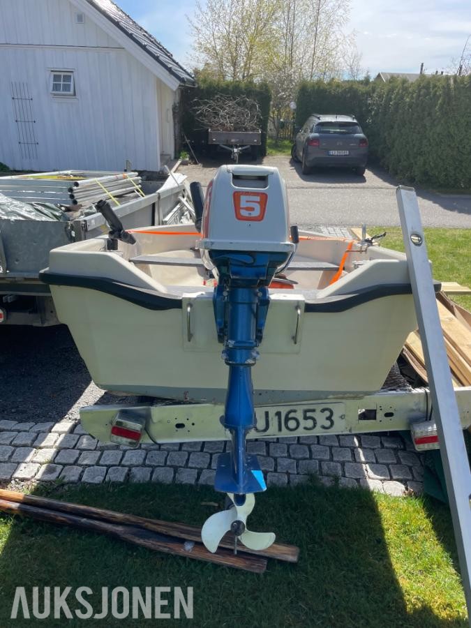 1990 Terhi Sunny båt med  5hk suzuki