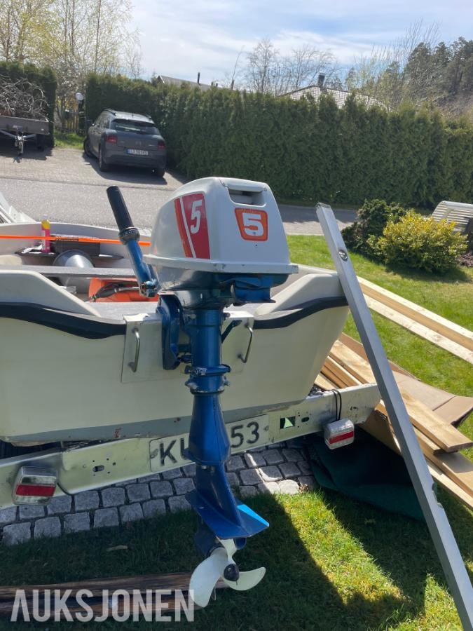 1990 Terhi Sunny båt med  5hk suzuki