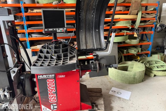 Hunter GSP9223 hjulbalanseringsmaskin - proff verkstedmodell