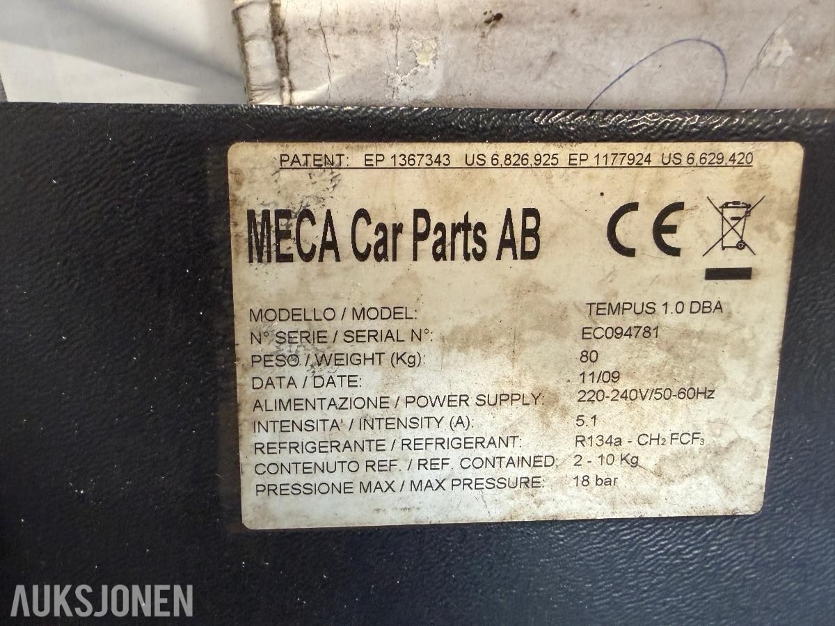Meca / Automac TEMPUS 1.0 – AC-serviceapparat (R134a)