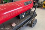 Diesel byggvarmer 50kW - mobil varmekanon med tank