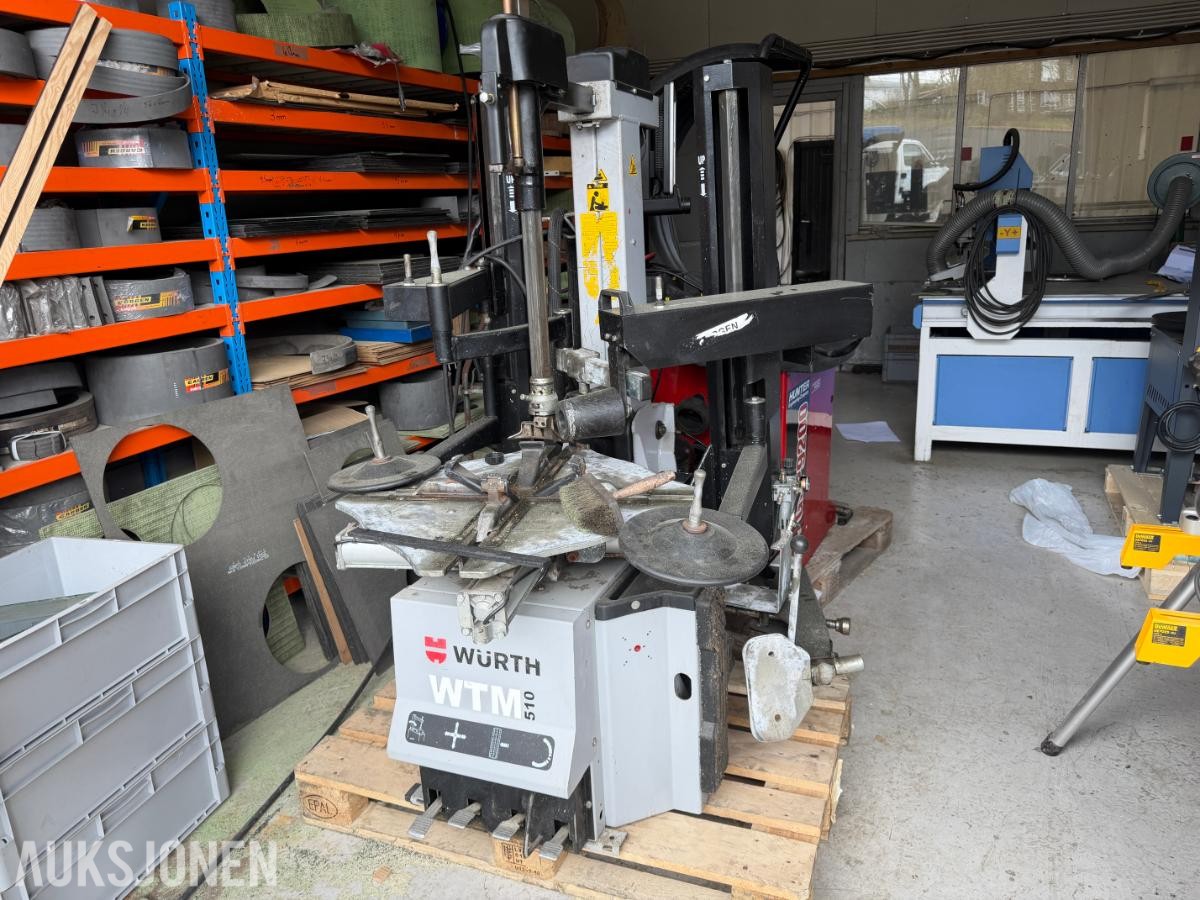 Würth / Giuliano WTM 510 Dekkomleggingsmaskin m/ hjelpearm – 2012 modell