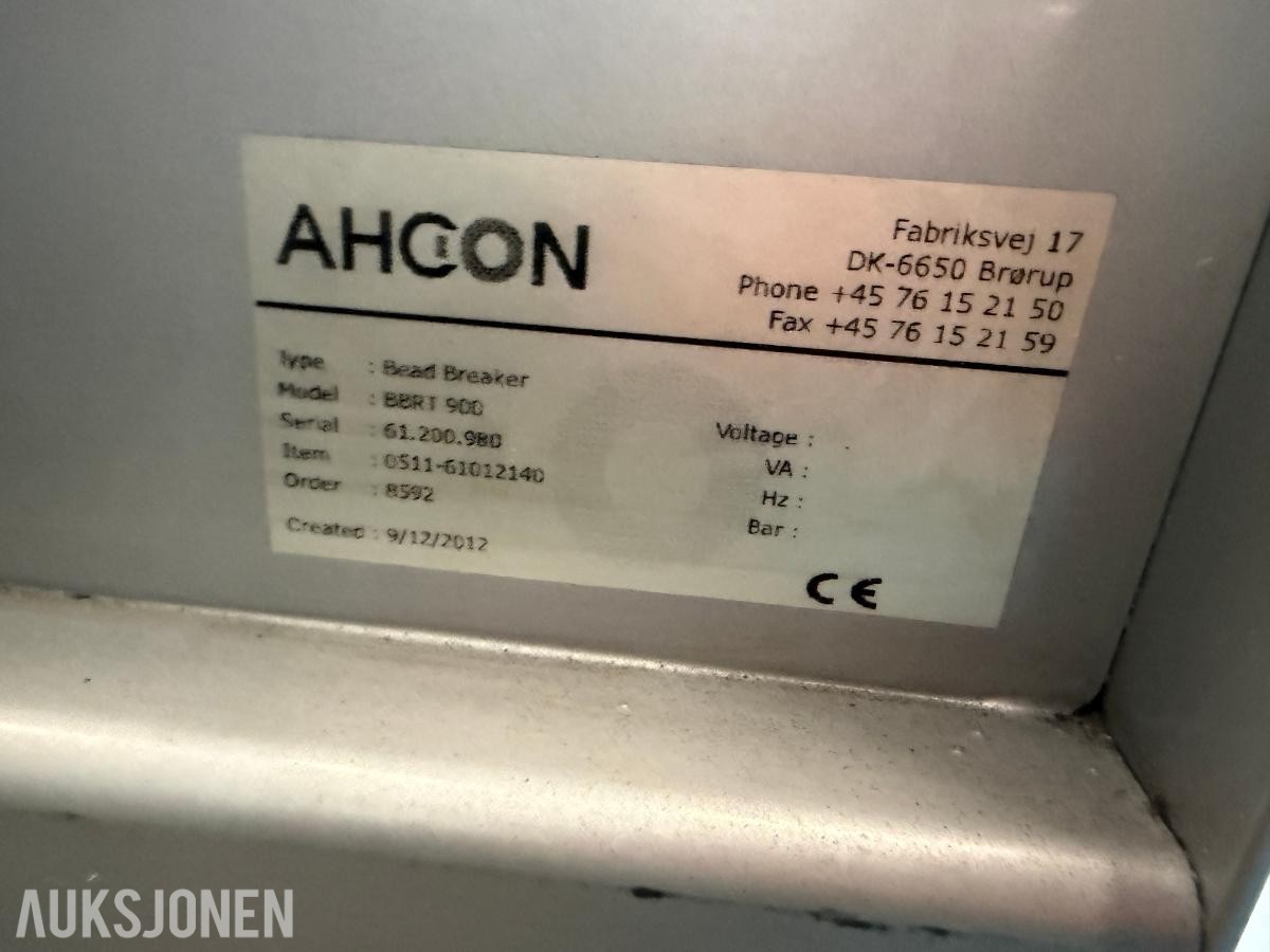 AHCON BBR1 900 Perle (Bead Breaker) - 2012 modell