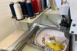 Industriell broderimaskin ELUCKY 15-nåls - flerhodet, med skjerm og tilbehør