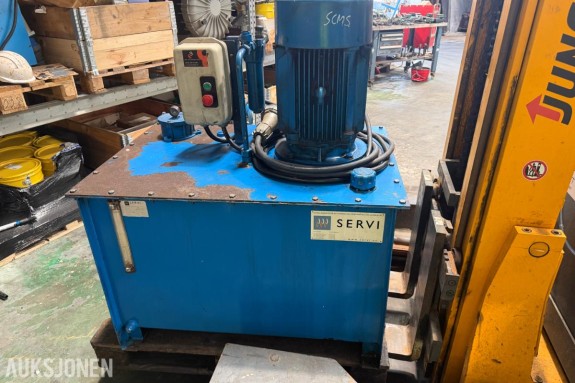 Servi hydraulikkaggregat 15 kW - 250 bar - 67 l/min - 2006 modell