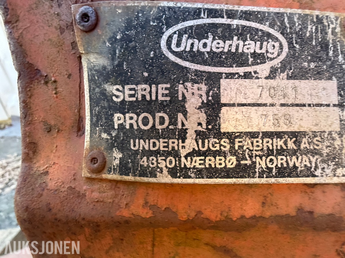 UNDERHAUG AVLESSERVOGN – REP.OBJEKT / DELEVOGN