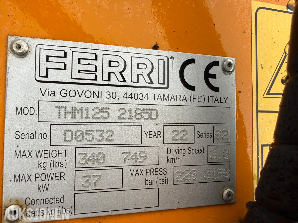 Slagklipper / beitepusser FERRI THL125 – S50