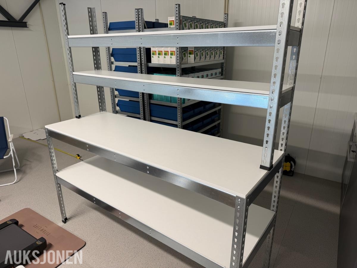 2026 Pakkedisk / arbeidsbenk Rydd reolsystem