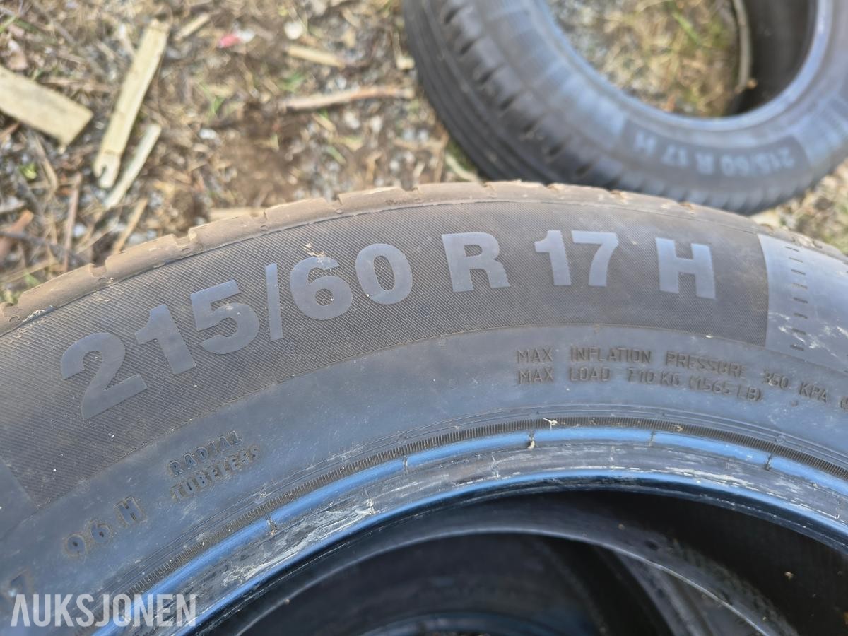 2017 4 stk - Continental Ecocontact 215/60 r17