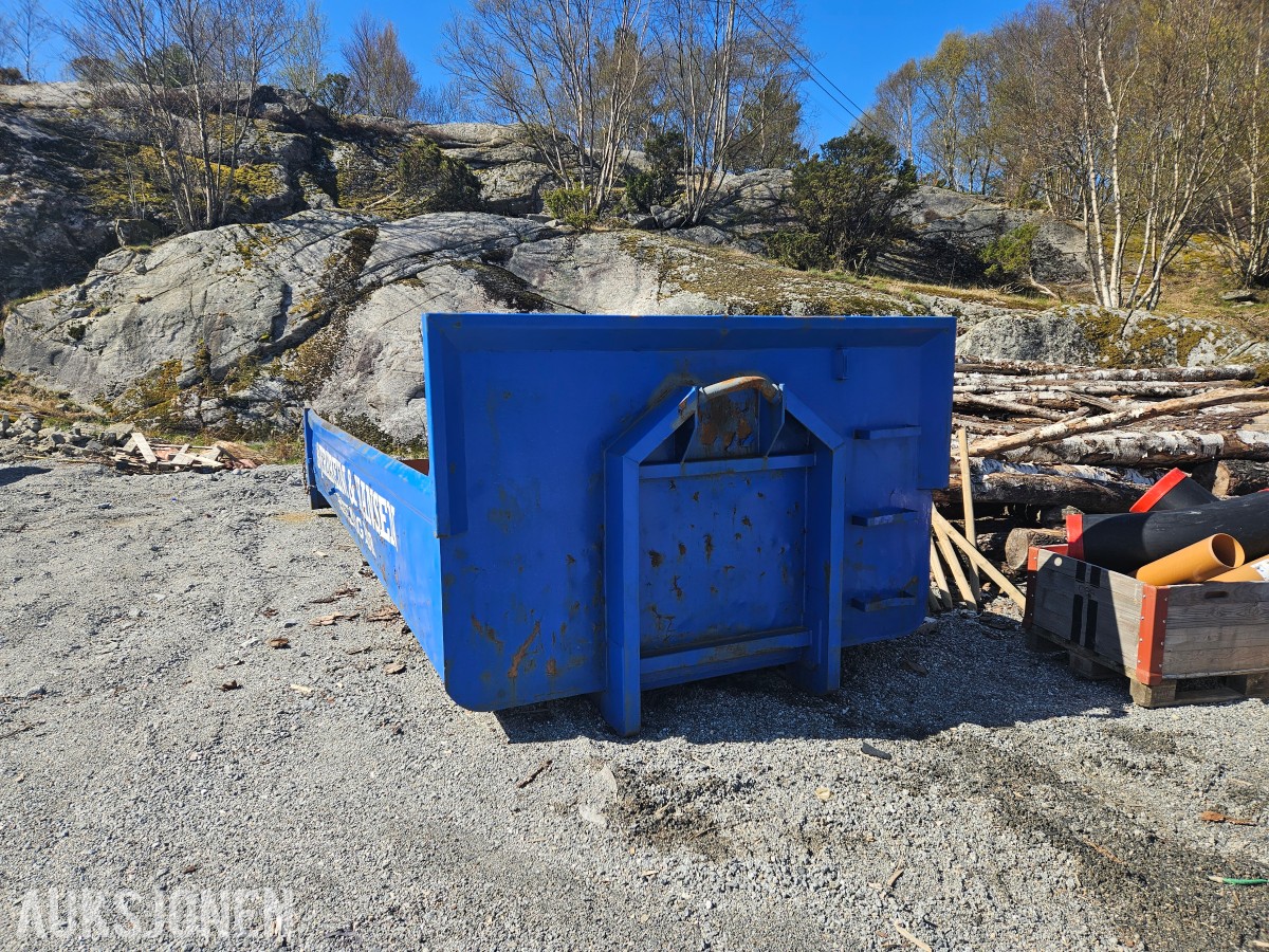 Krokcontainer / Lasteflak - Gruskasse - Ca. 6 mx240x100 cm