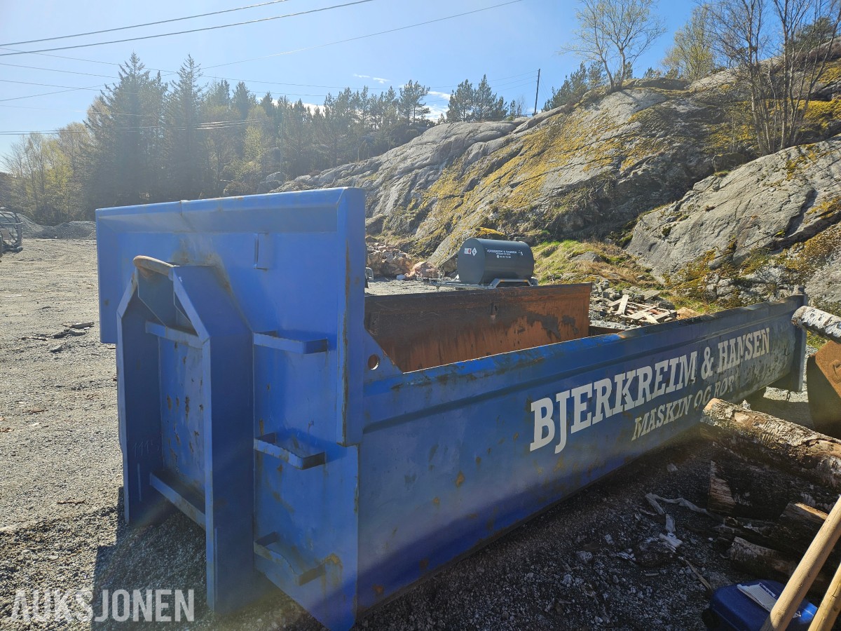 Krokcontainer / Lasteflak - Gruskasse - Ca. 6 mx240x100 cm
