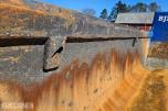Krokcontainer / Lasteflak - Gruskasse - Ca. 6 mx240x100 cm