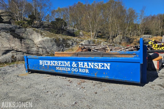 Krokcontainer / Lasteflak - Gruskasse - Ca. 6 mx240x100 cm