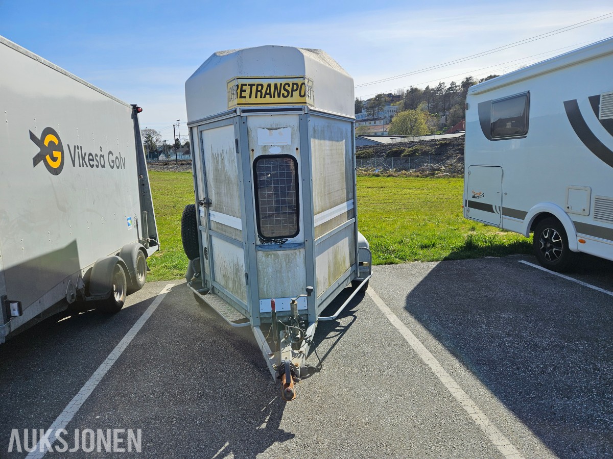 2000 Bk-hengeren hestehenger/dyrehenger - Totalvekt 2075 kg
