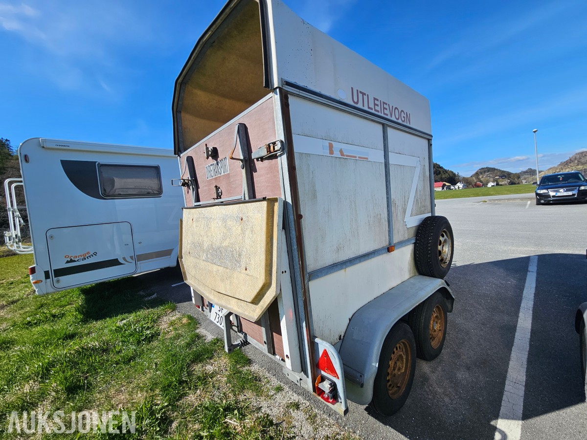 2000 Bk-hengeren hestehenger/dyrehenger - Totalvekt 2075 kg