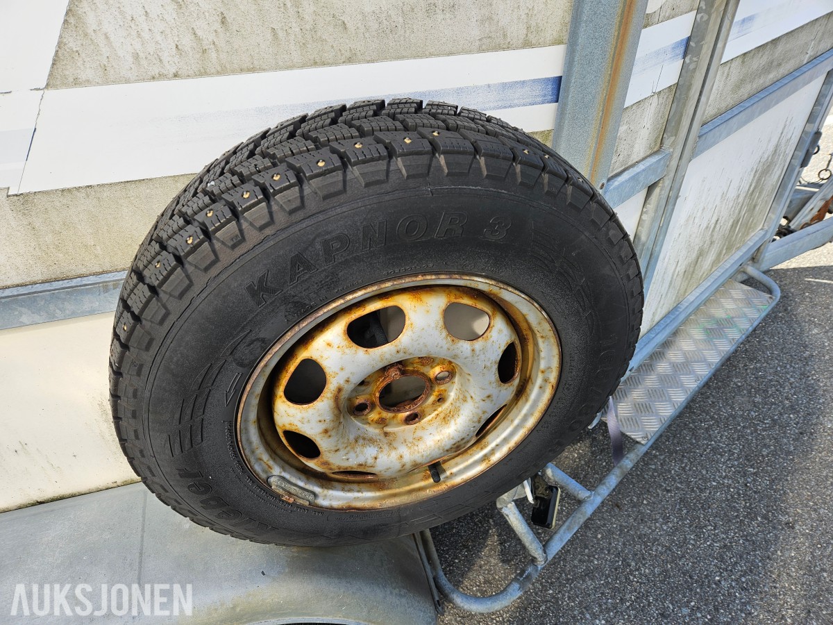 2000 Bk-hengeren hestehenger/dyrehenger - Totalvekt 2075 kg