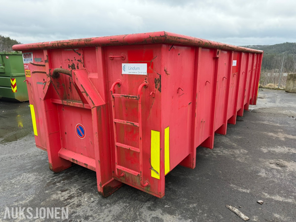 2014 22m3 GMM krokcontainer