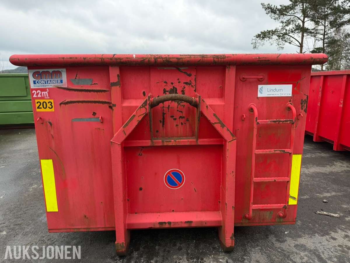 2014 22m3 GMM krokcontainer