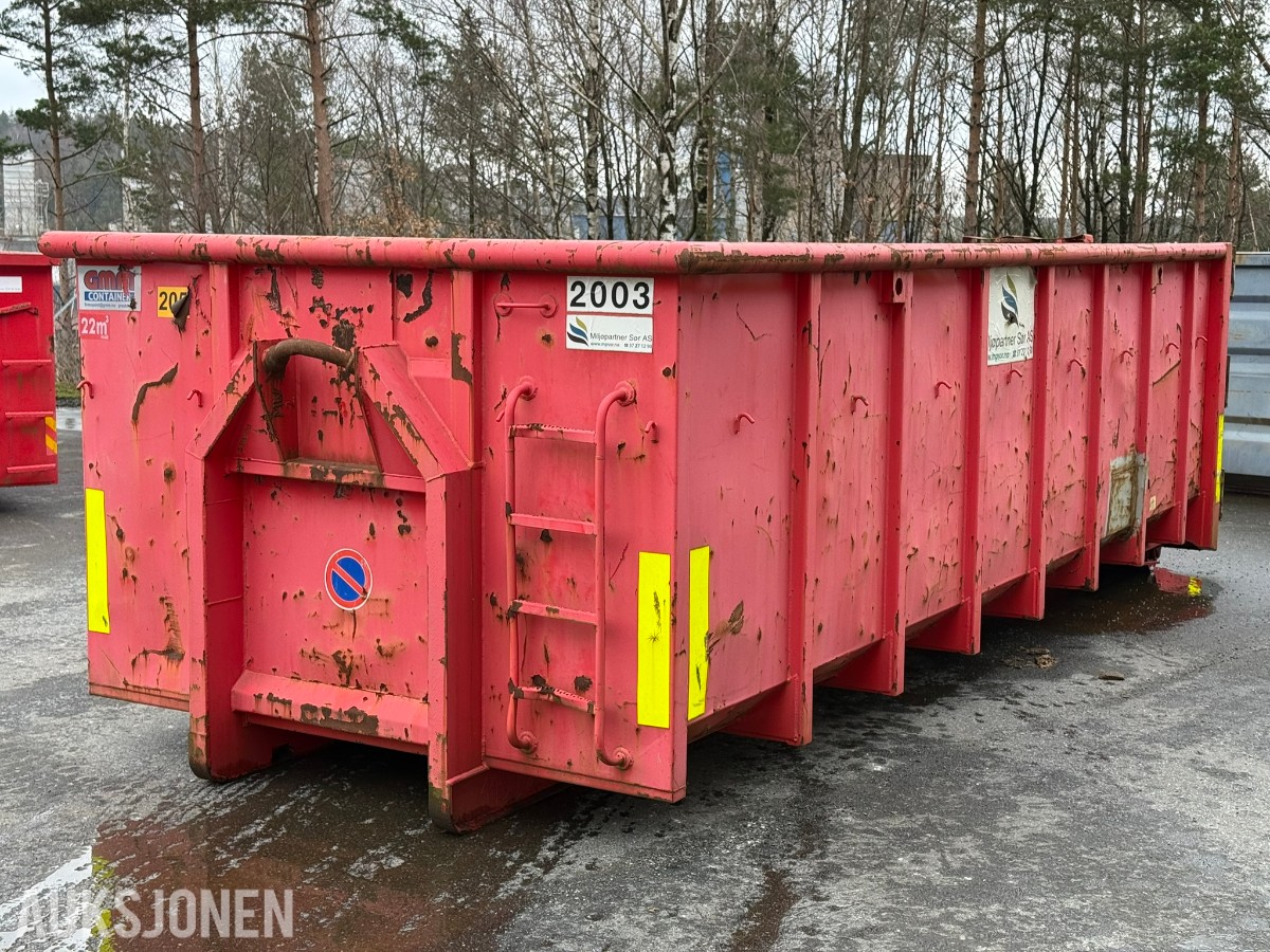 2014 22m3 GMM krokcontainer