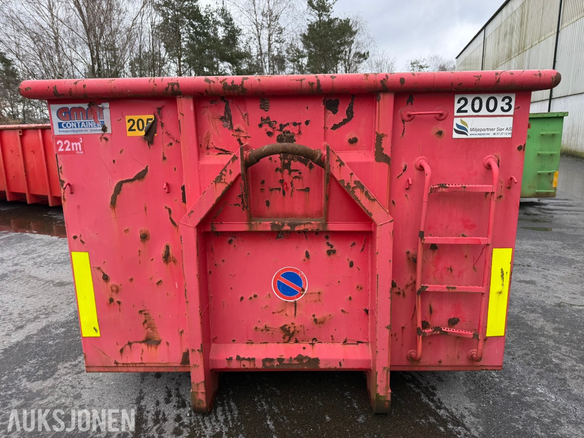 2014 22m3 GMM krokcontainer