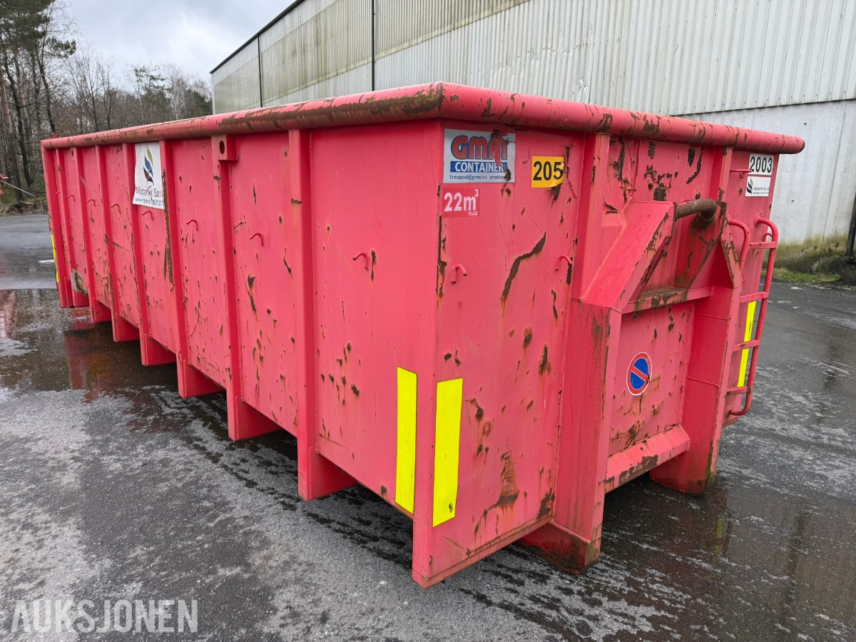 2014 22m3 GMM krokcontainer