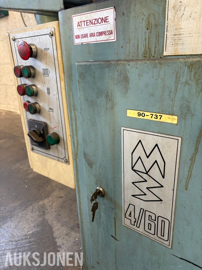 Borsliper 4/60 3-fas – industriell kvalitet m/tilbehør